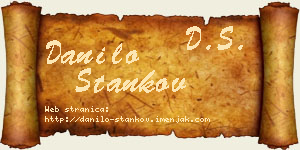 Danilo Stankov vizit kartica